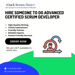 Hire Someone To Take Advanced Certified Scrum Developer Courses
